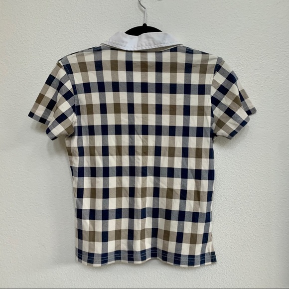 Burberry Plaid Collared Top - Picture 3 of 3
